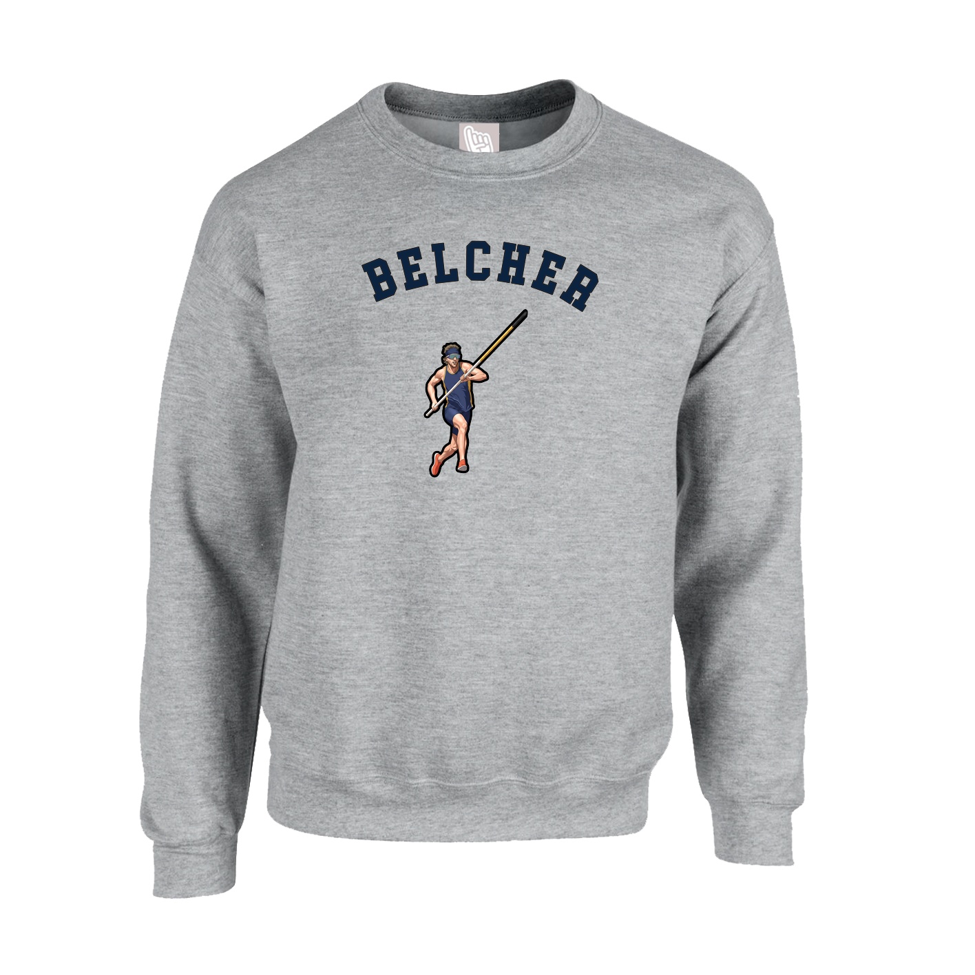 Fleece Crew — Shirsey Arch in Grey