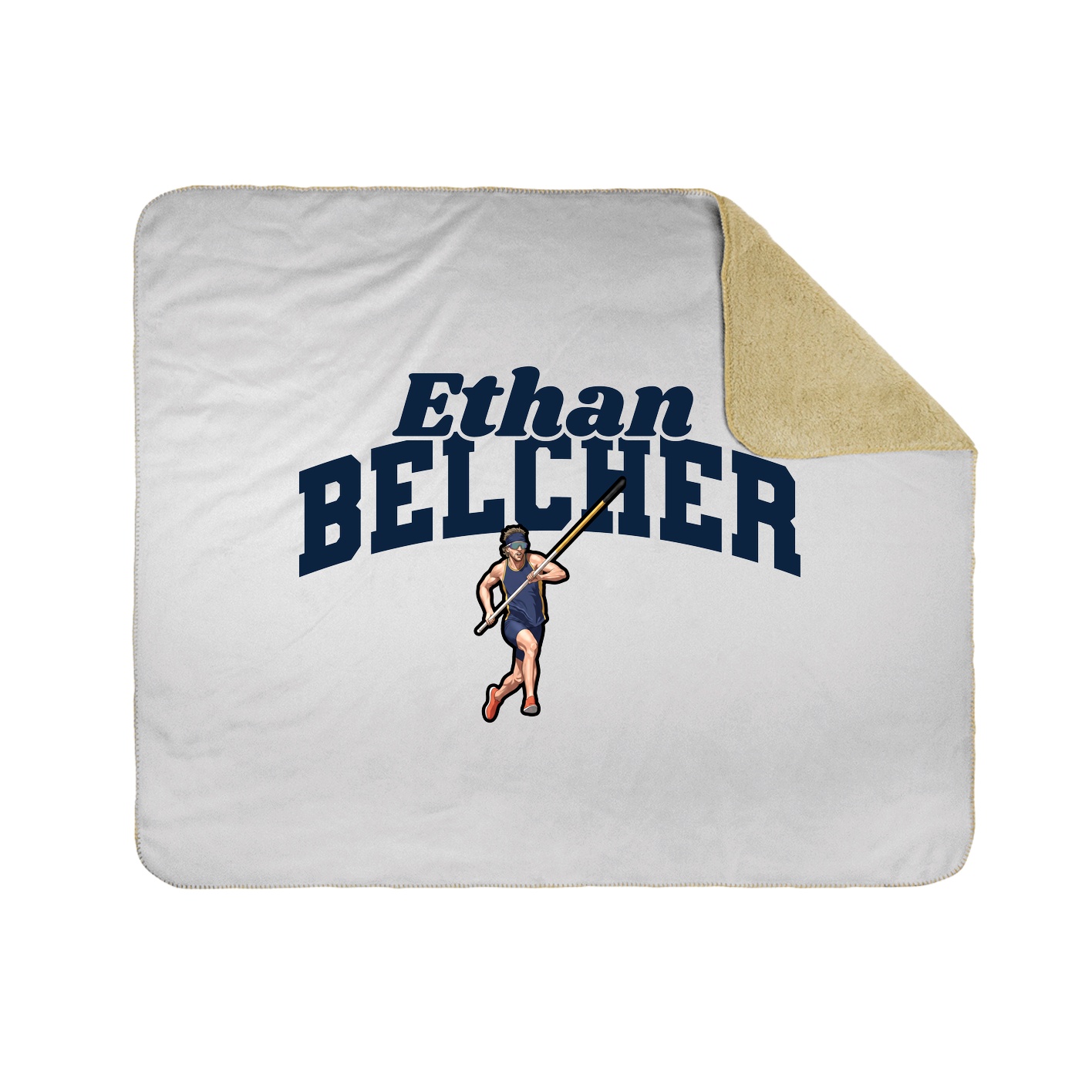 Throw Blanket — Signature Arch in White