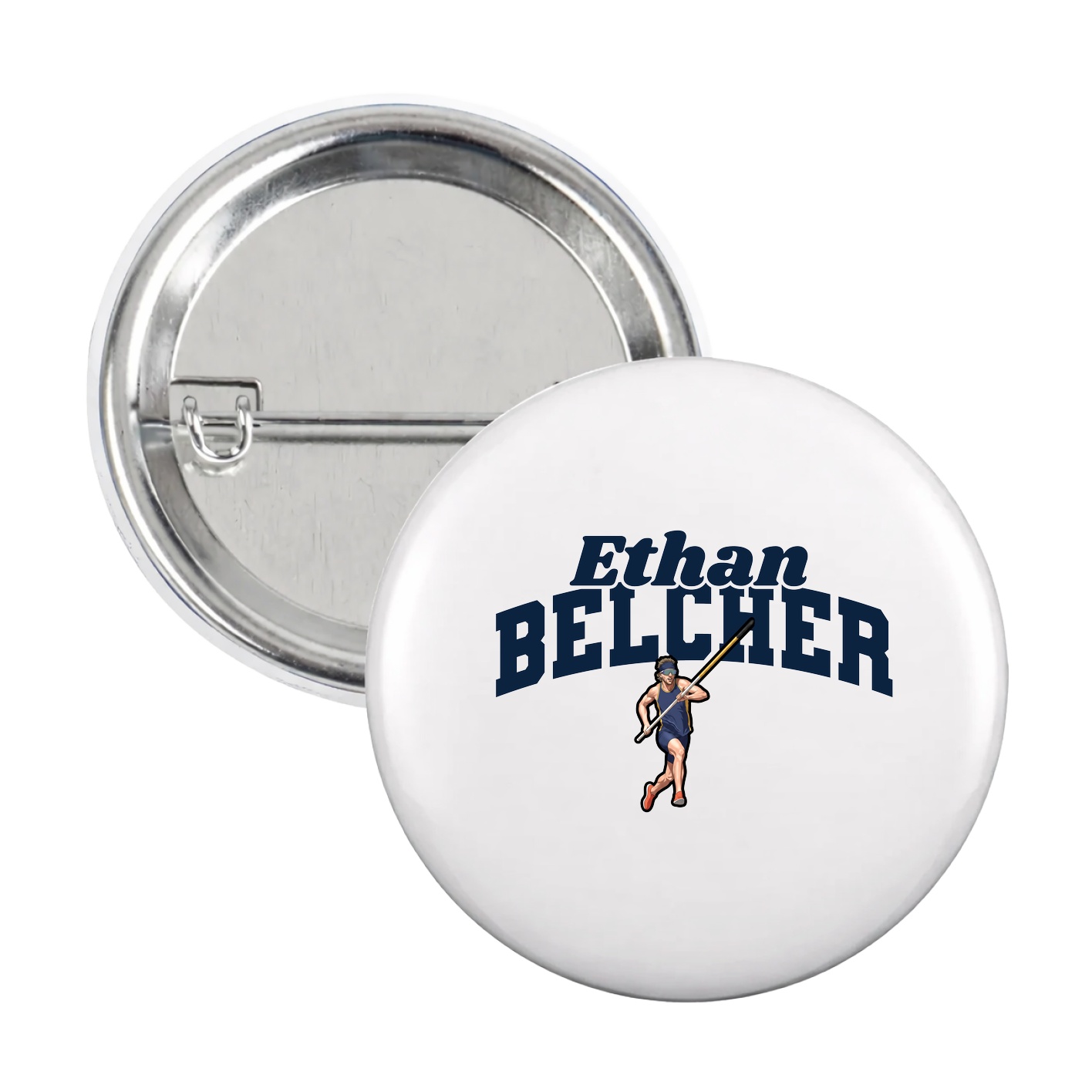 Game Day Button — Signature Arch in White