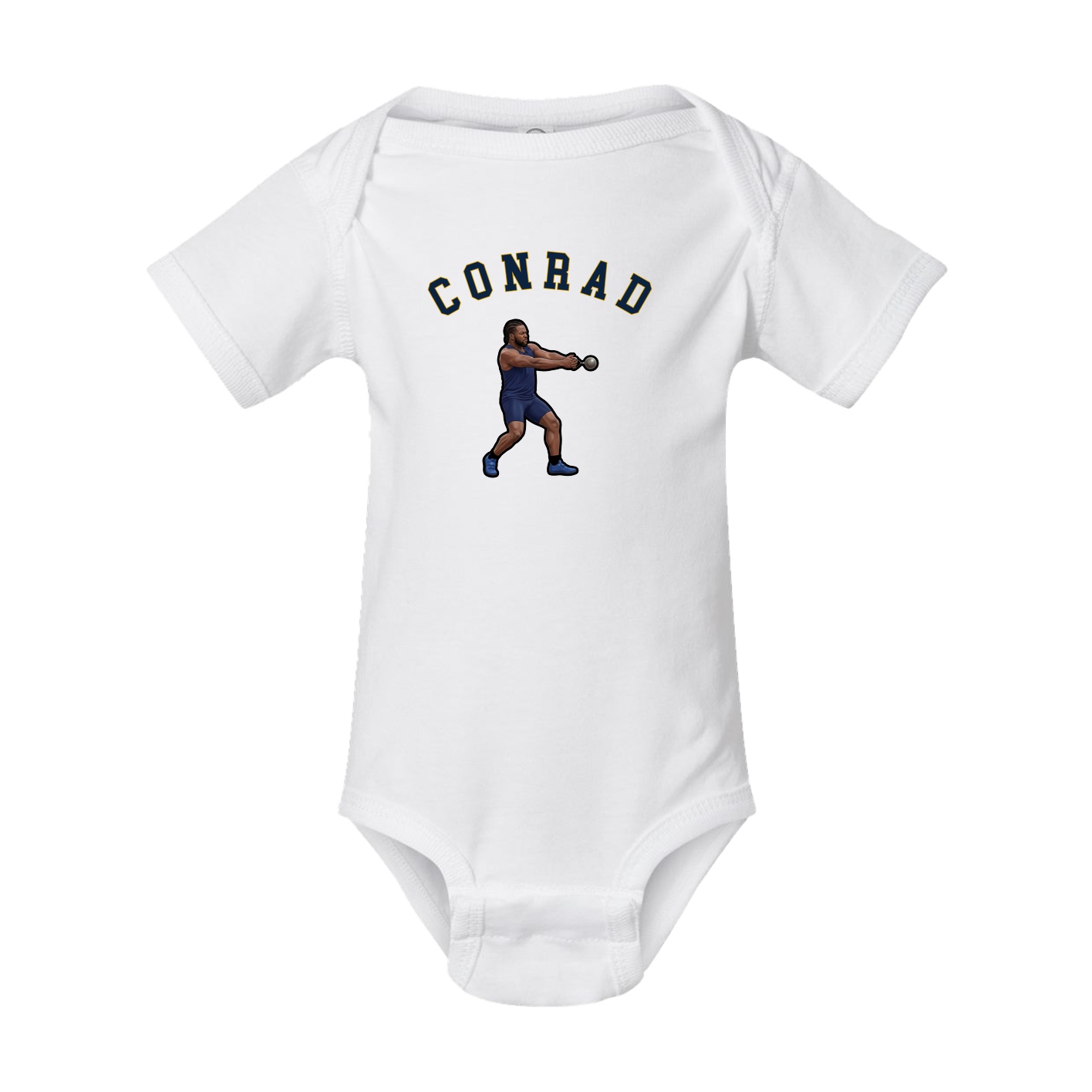 Baby Onesie — Shirsey Arch in White