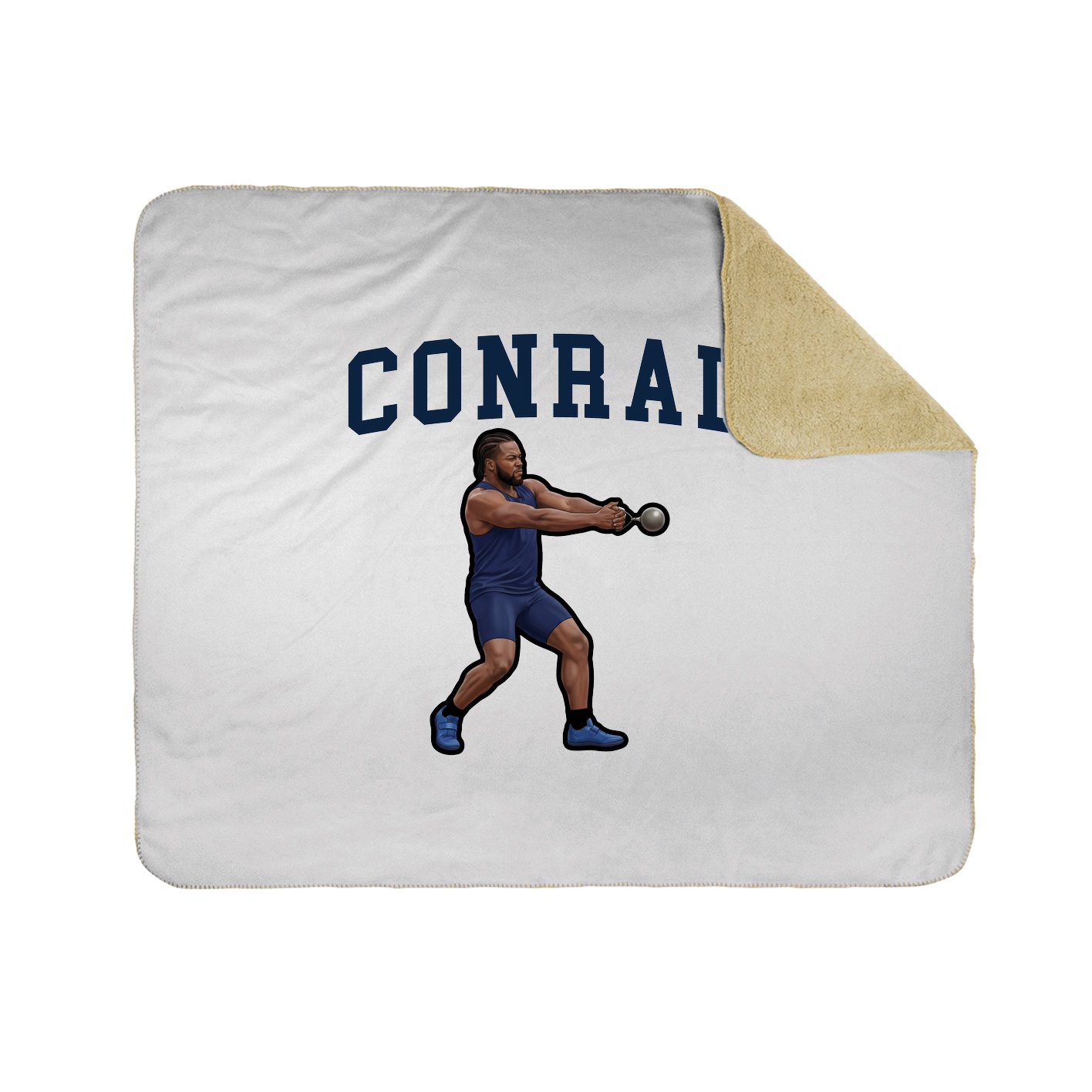 Throw Blanket — Shirsey in White