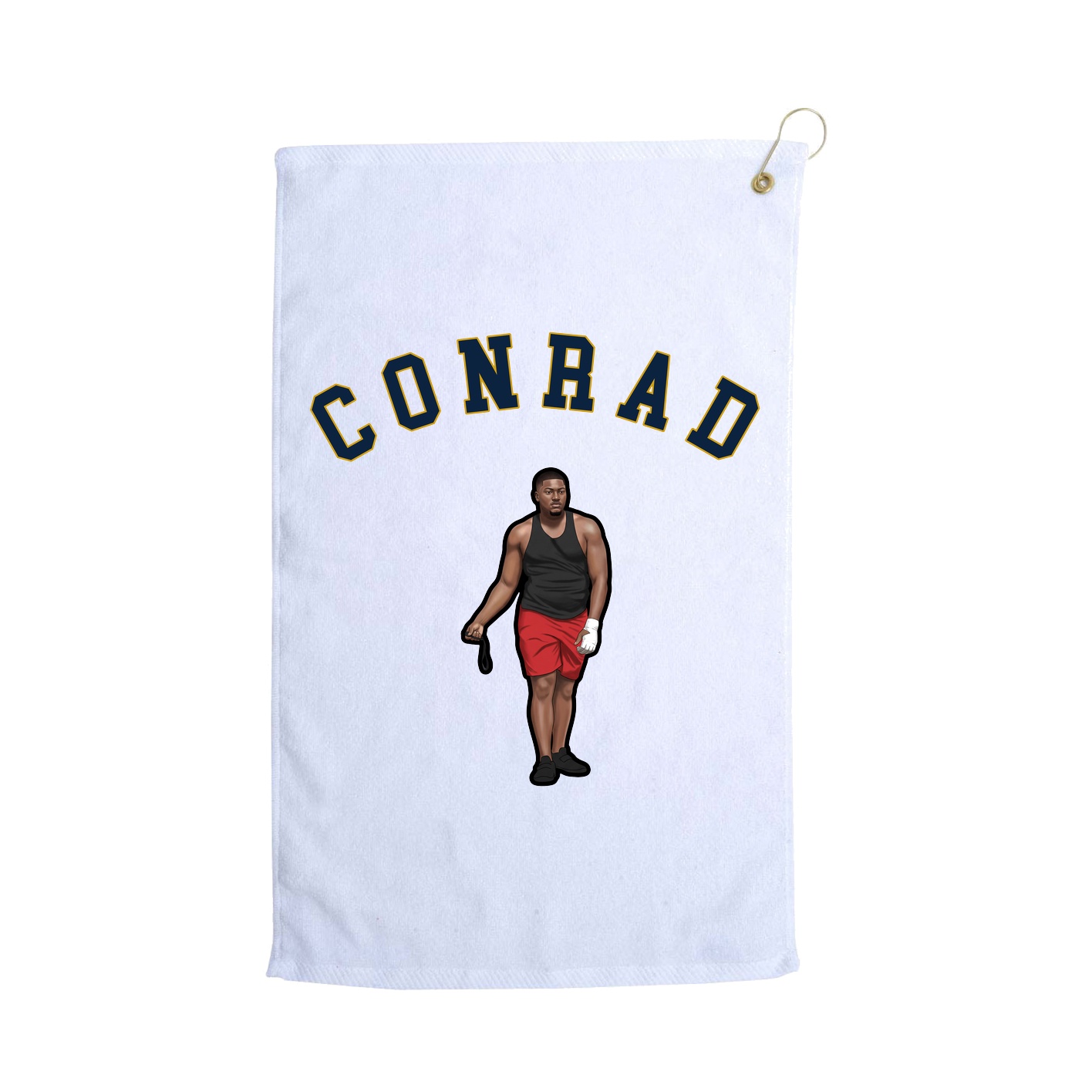 Golf Towel — Shirsey Arch in White