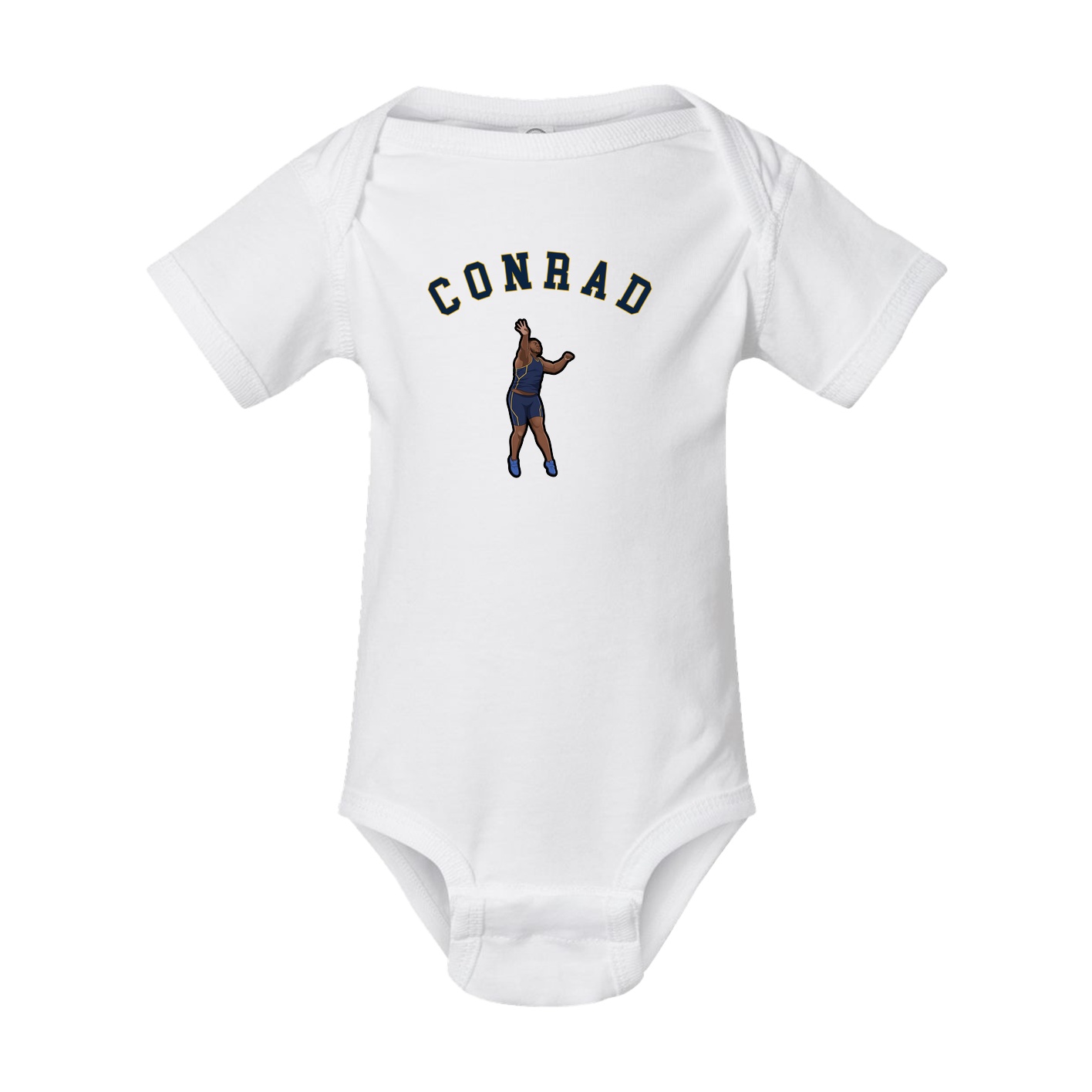 Baby Onesie — Shirsey Arch in White