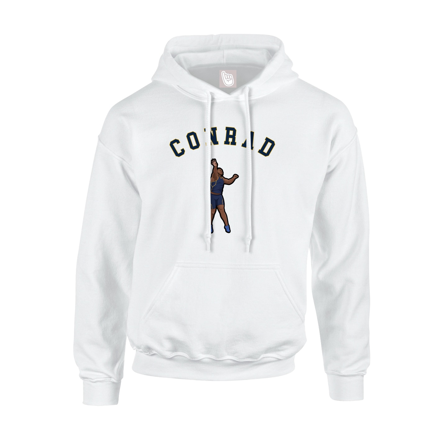 Youth Hoodie — Shirsey Arch in White