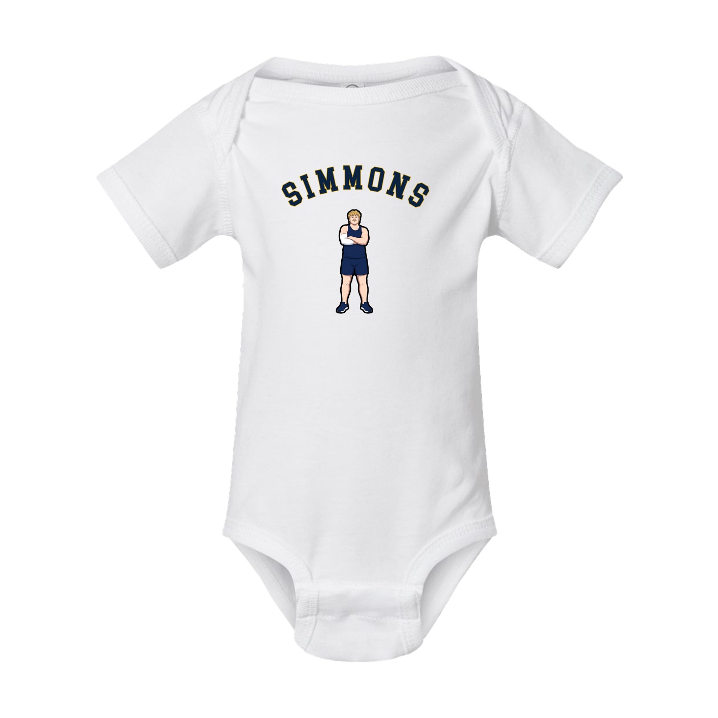 Baby Onesie — Shirsey Arch in White