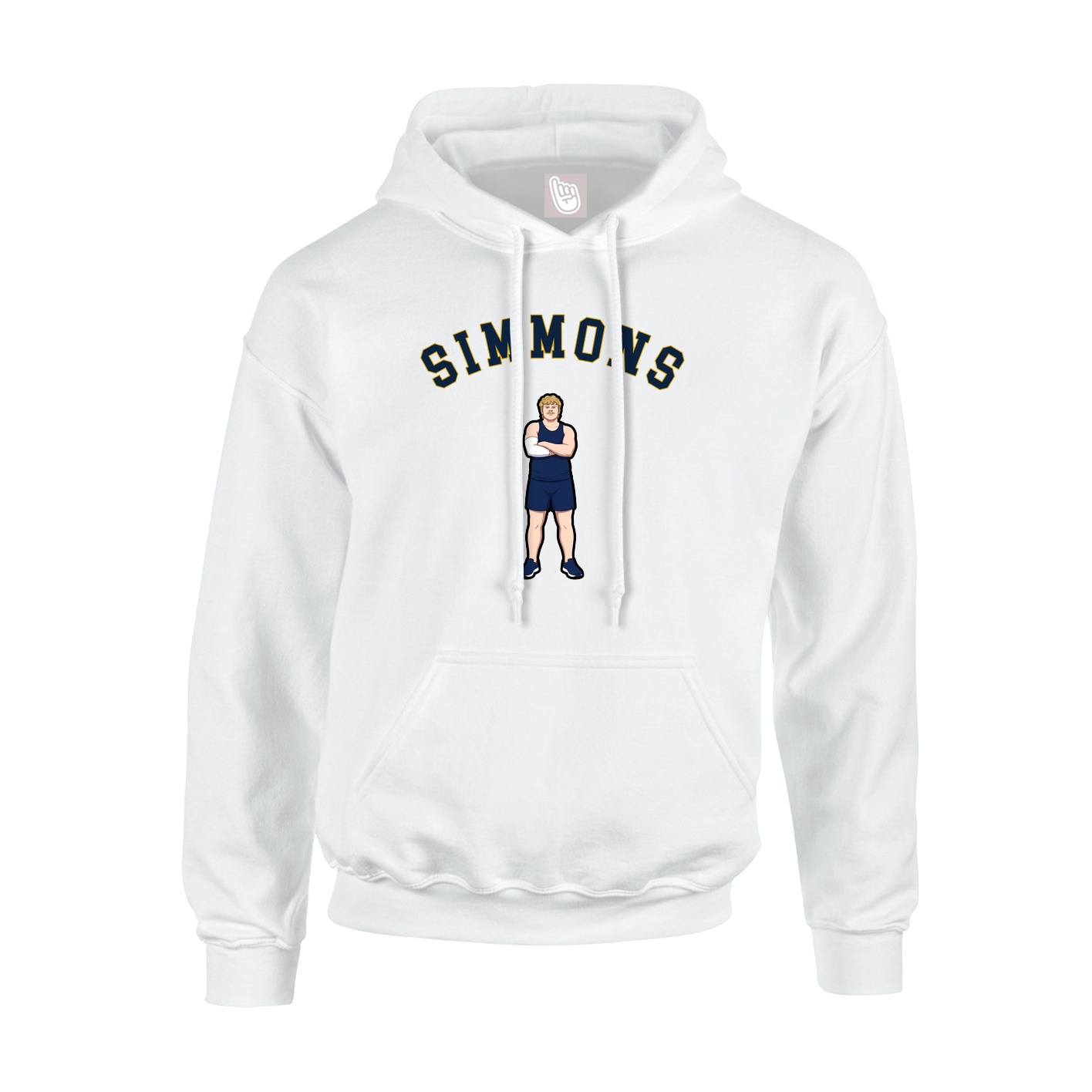 Hoodie — Shirsey Arch in White