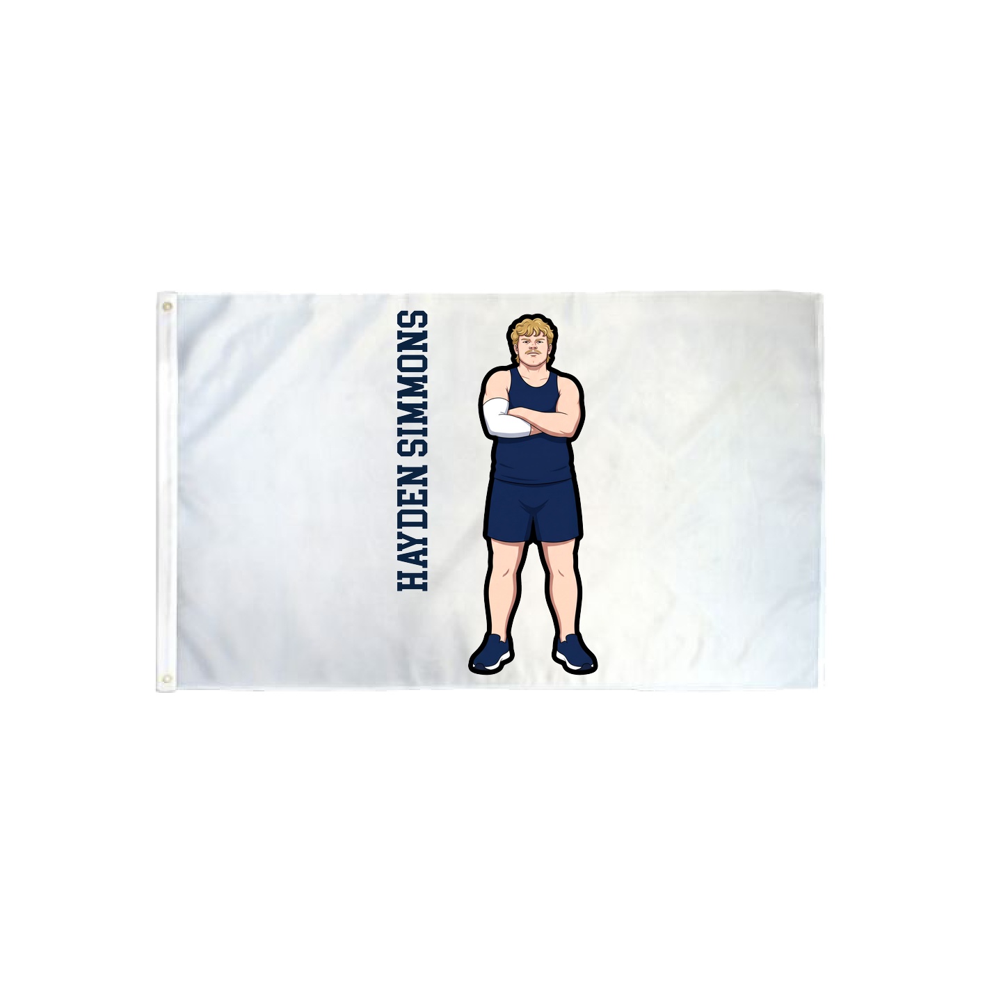 3x5 Flag — Name Vertical in Classic