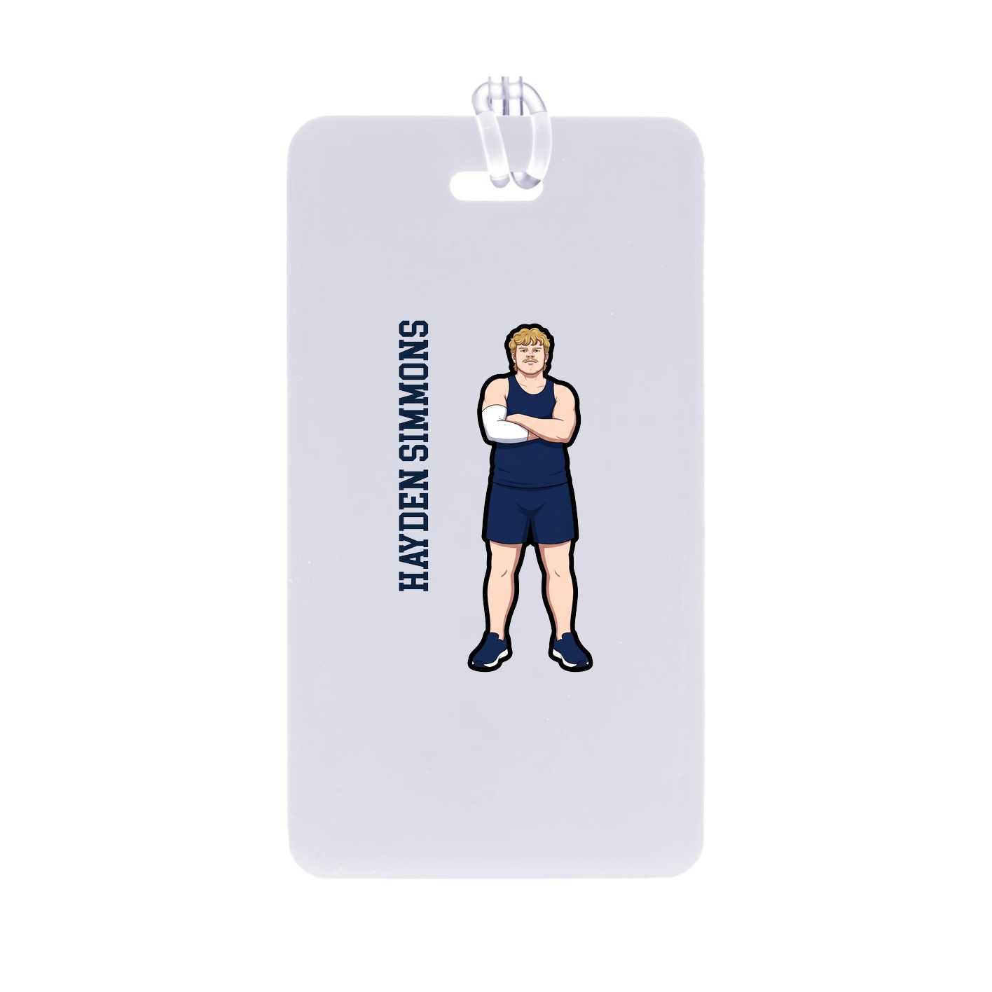 Bag Tag — Name Vertical in Classic