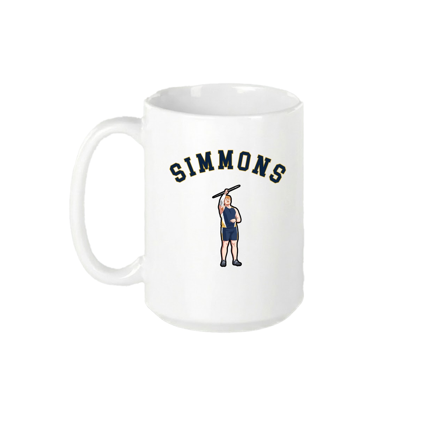 15oz Coffee Mug — Shirsey Arch in White