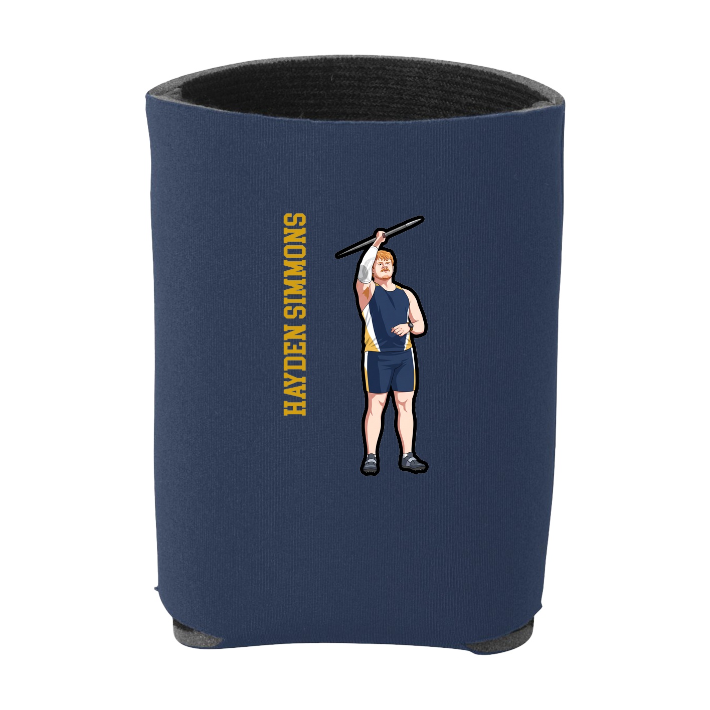 Can Holder — Name Vertical in Navy