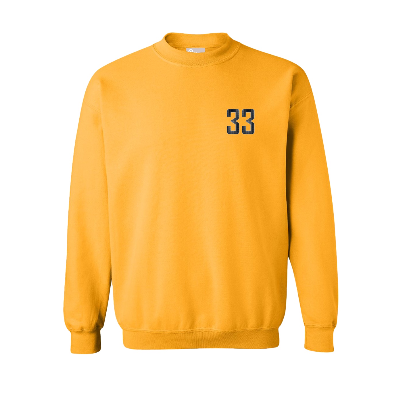 Fleece Crew — Front Shirsy in Gold