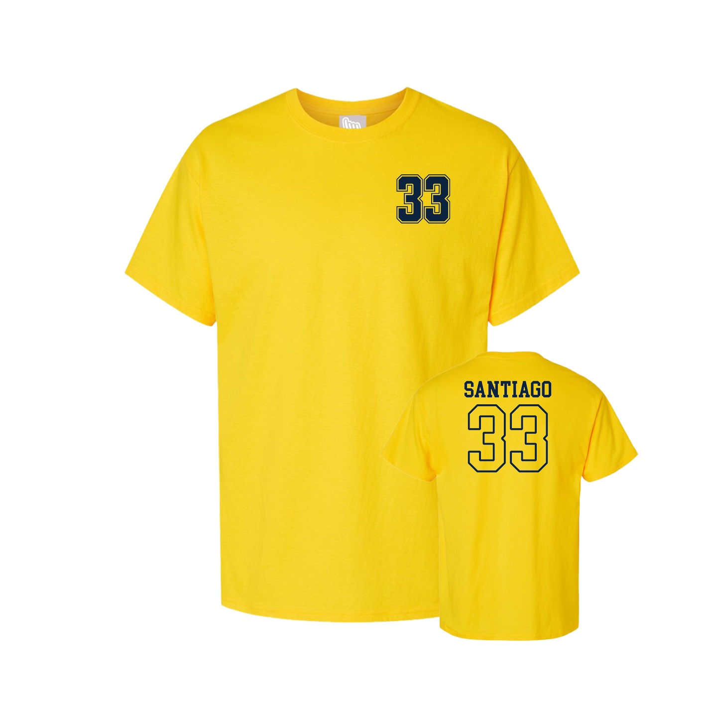 Tee — Chest Back in Gold