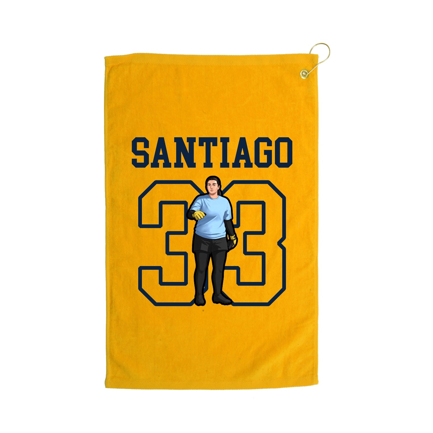Golf Towel — Shirsey in Gold