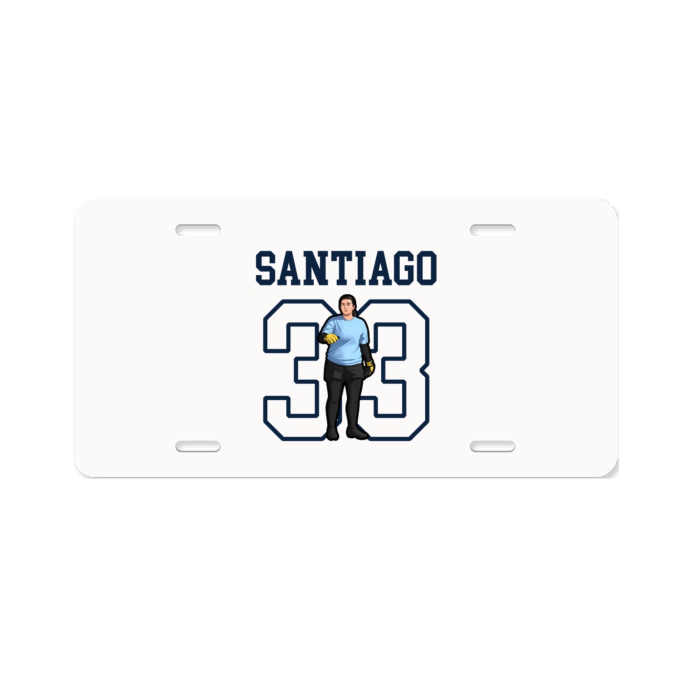 License Plate — Shirsey in Classic