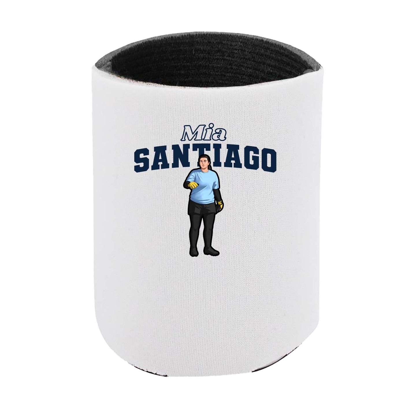 Can Holder — Name Arch in White