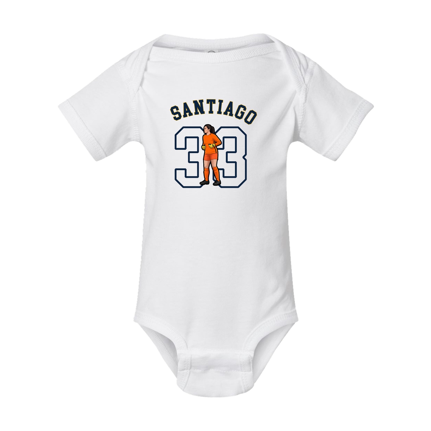 Baby Onesie — Shirsey Arch in White