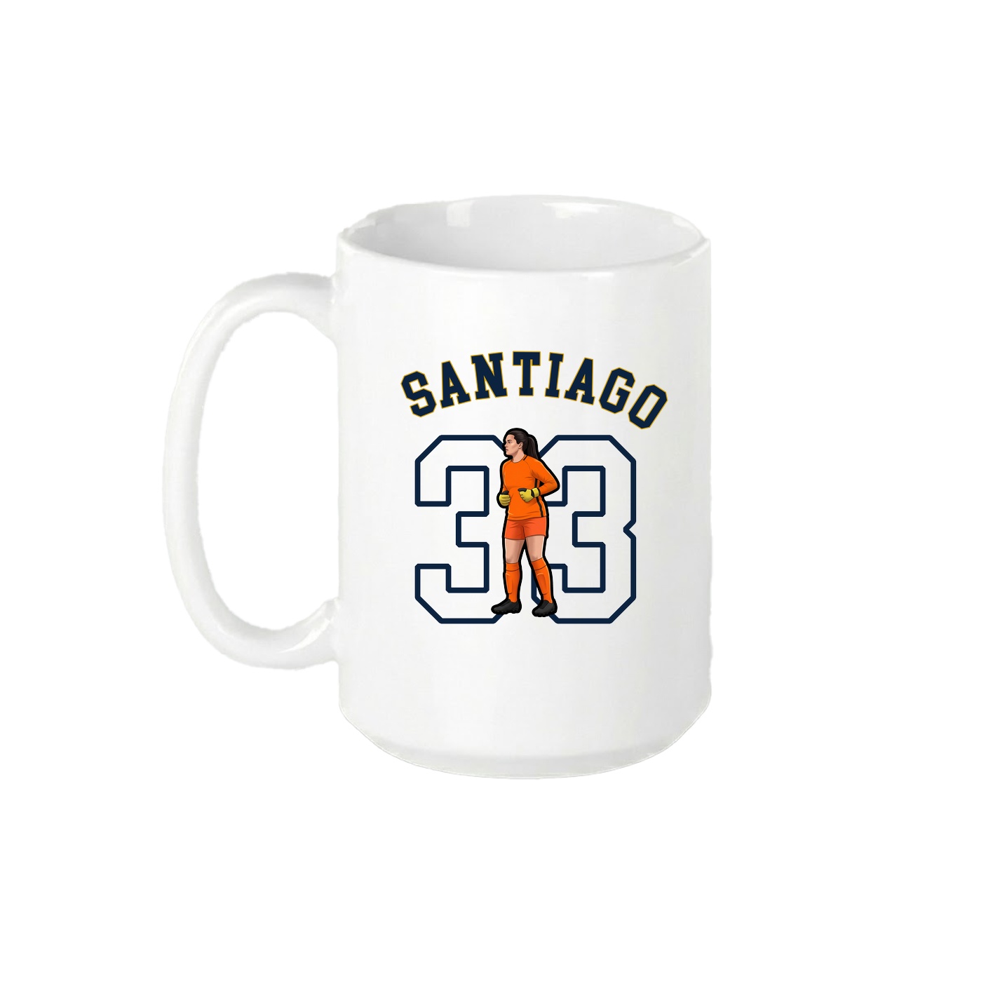 15oz Coffee Mug — Shirsey Arch in White