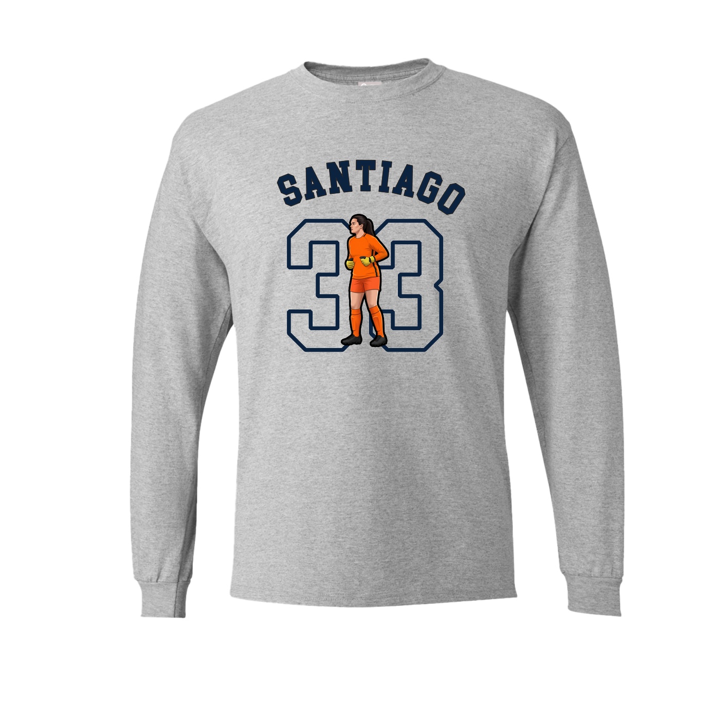 Long Sleeve Tee — Shirsey Arch in Grey