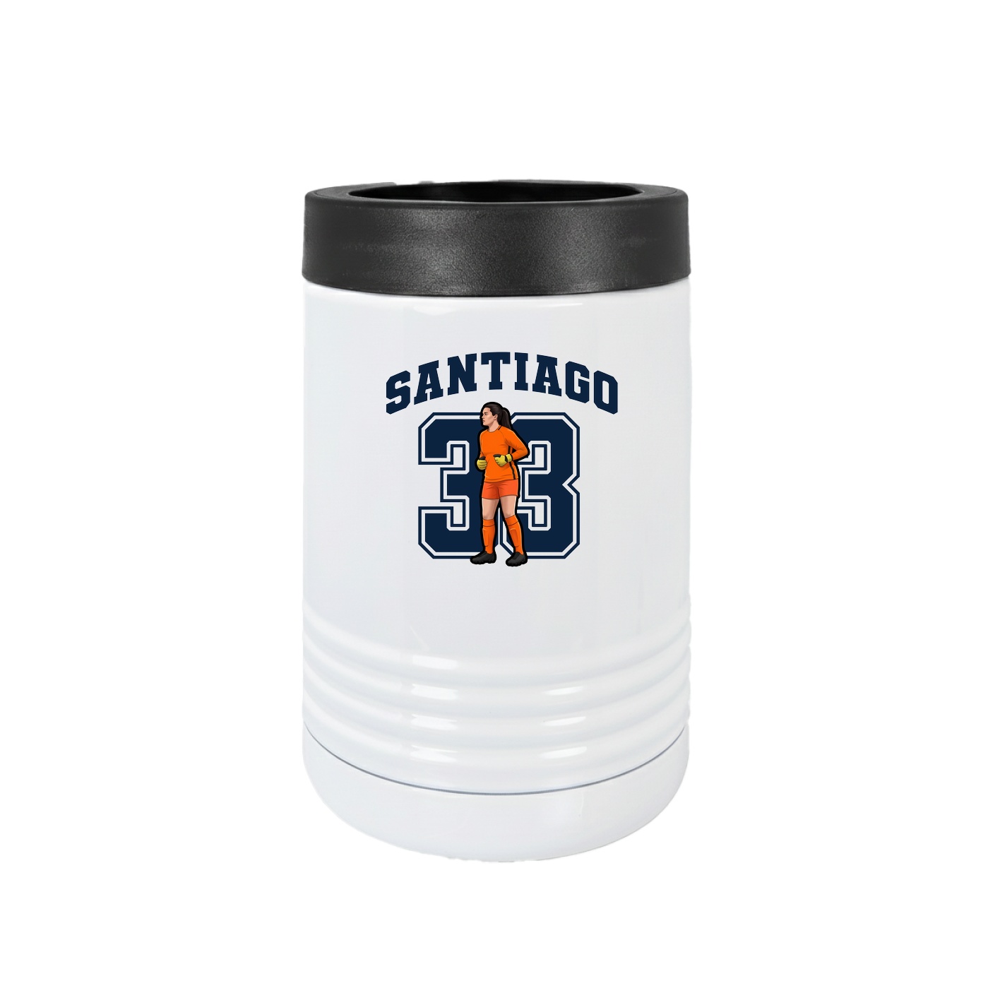 Beverage Holder — Number in White