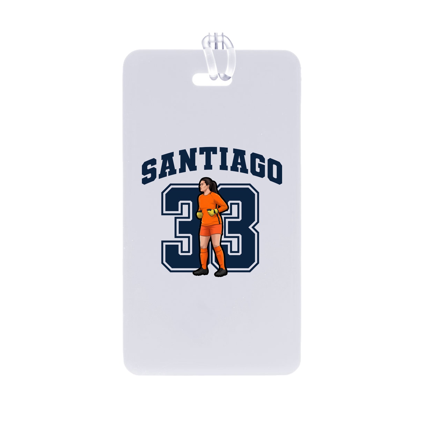 Bag Tag — Number in Classic
