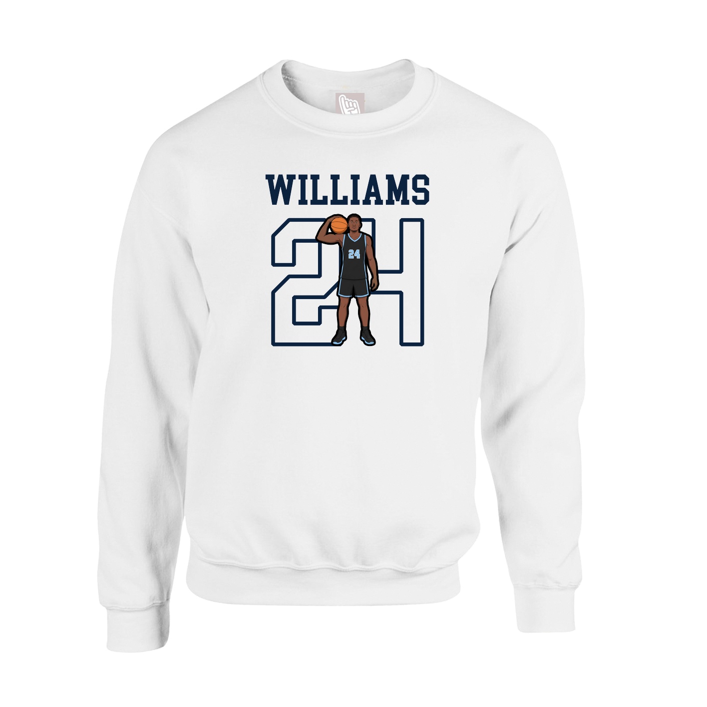 Fleece Crew — Shirsey in White