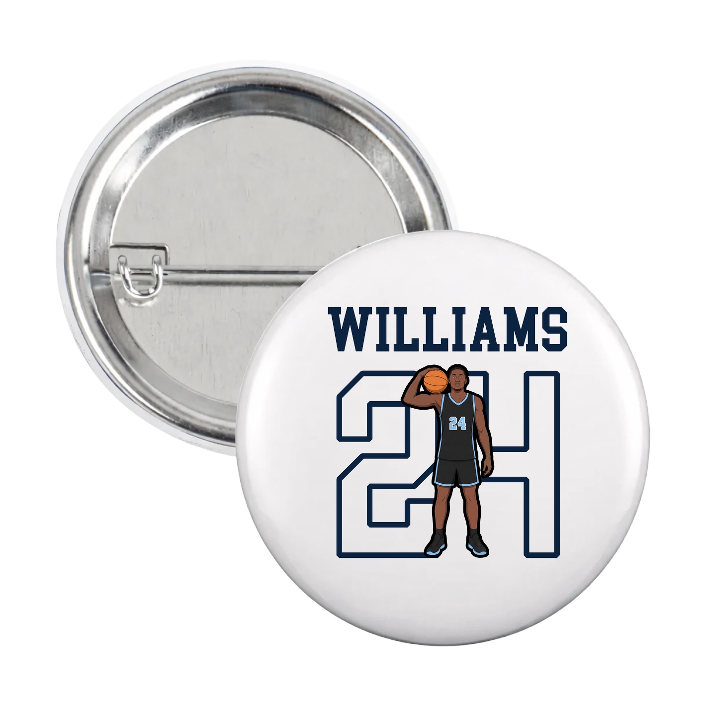 Game Day Button — Shirsey in White