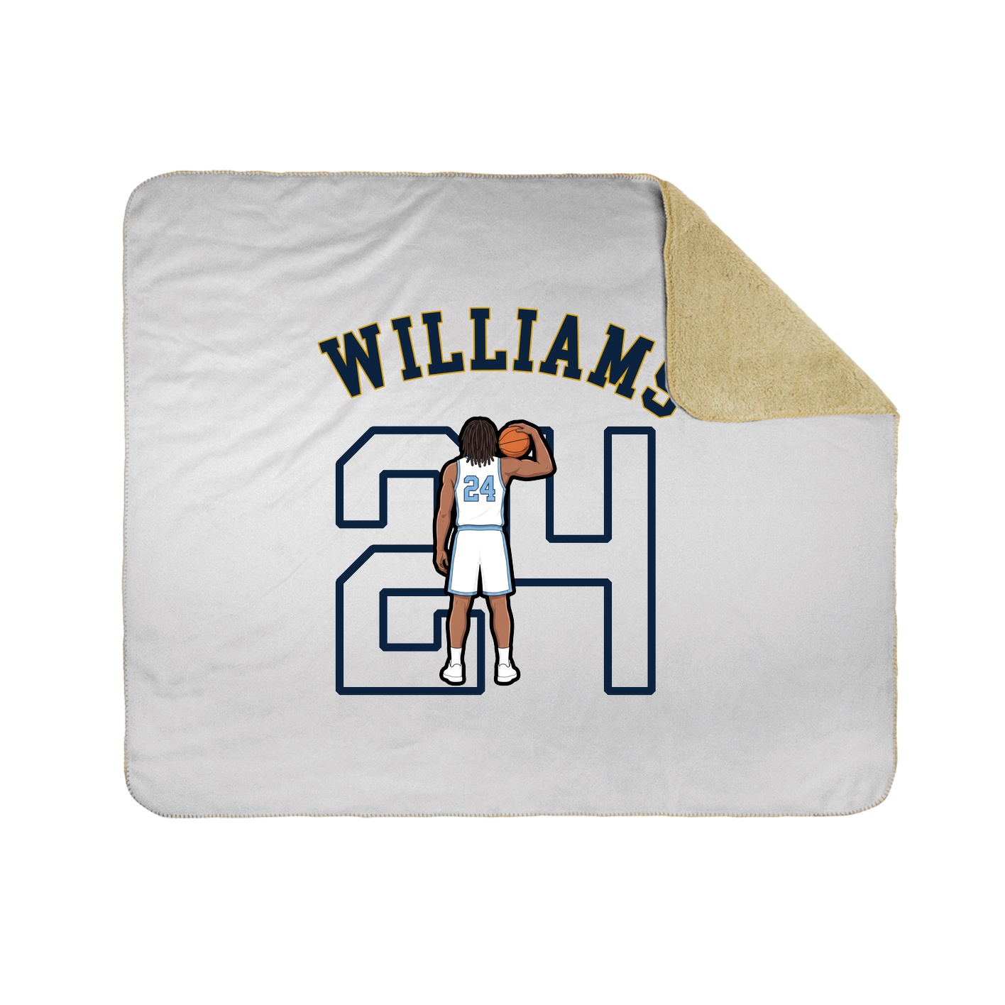 Throw Blanket — Shirsey Arch in White