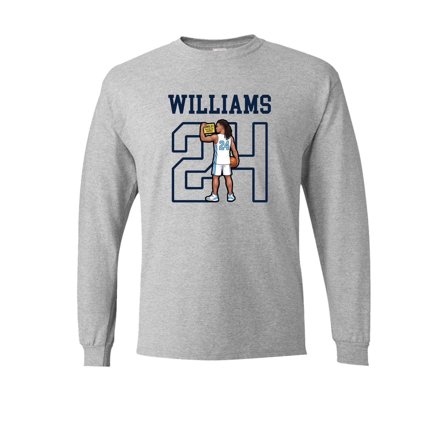 Long Sleeve Tee — Shirsey in Grey