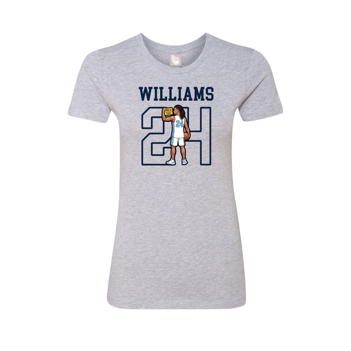 Fitted Women's Tee — Shirsey in Grey