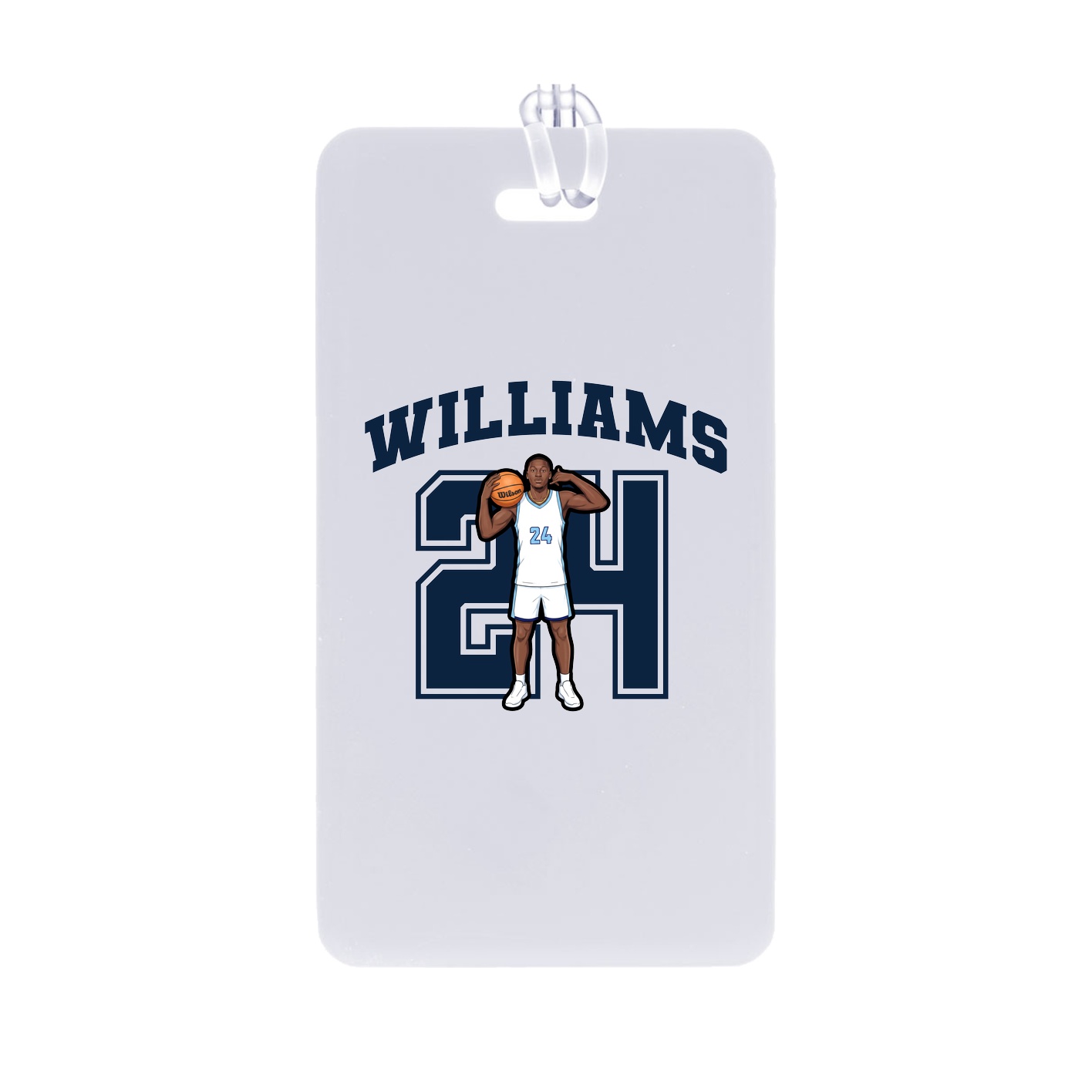 Bag Tag — Number in Classic