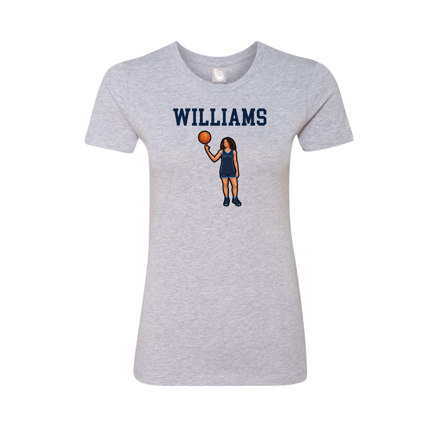 Fitted Women's Tee — Shirsey in Grey