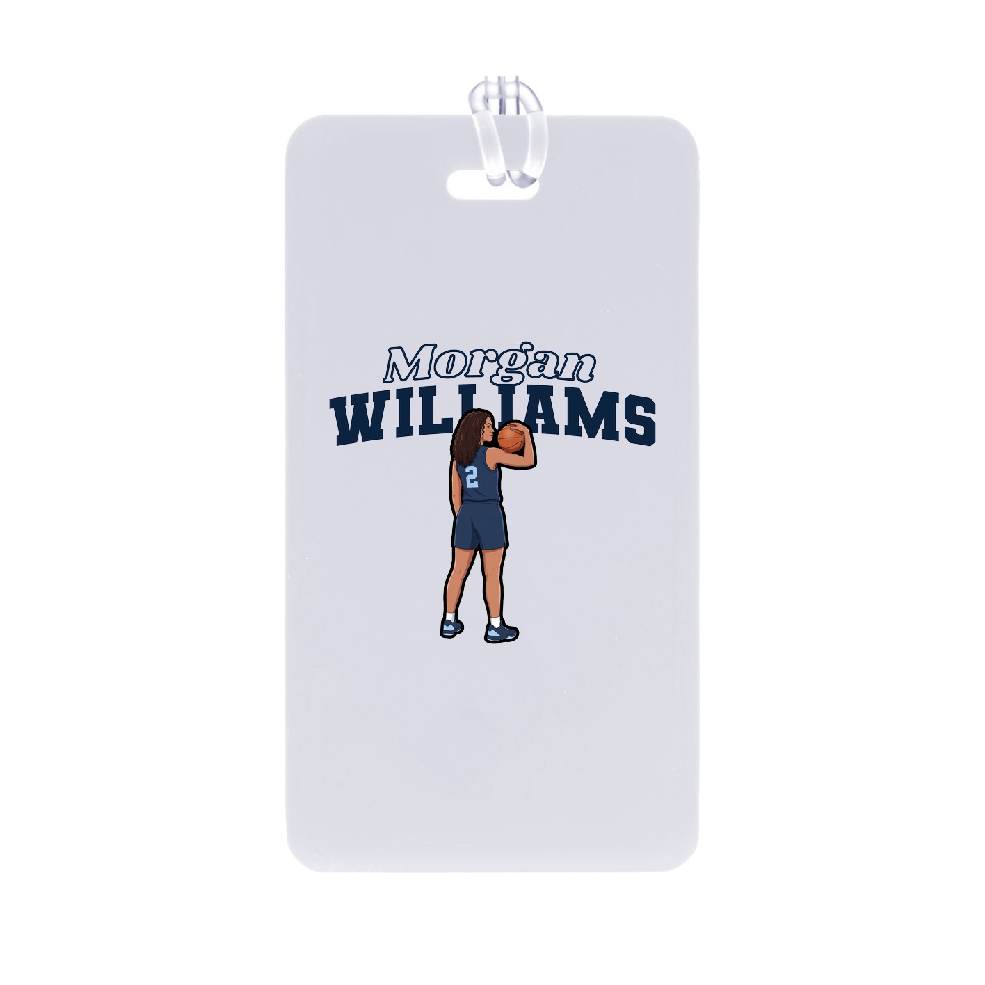 Bag Tag — Name Arch in Classic