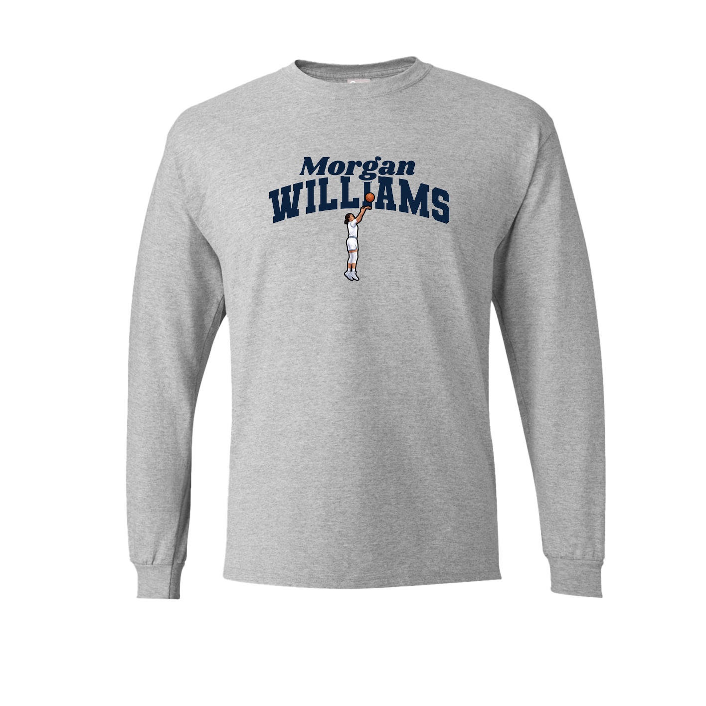 Long Sleeve Tee — Signature Arch in Grey