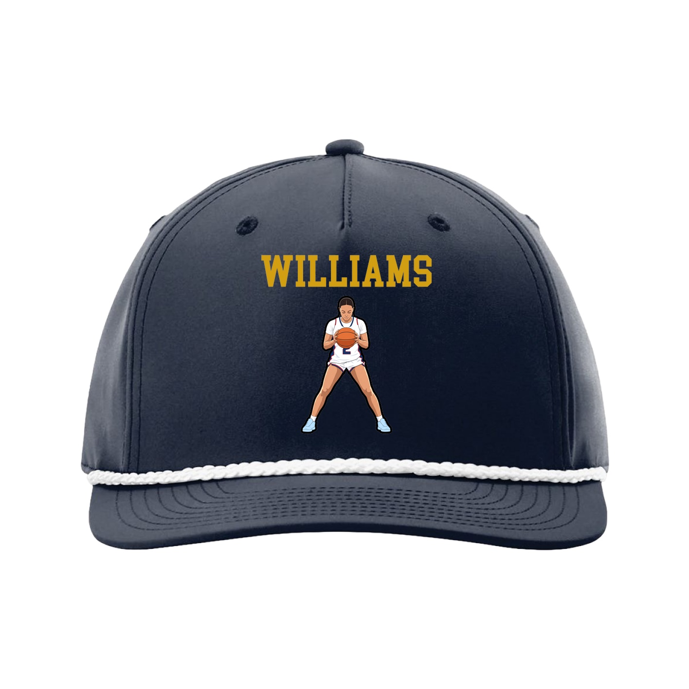 Five-Panel Classic Rope Cap — Shirsey in Navy