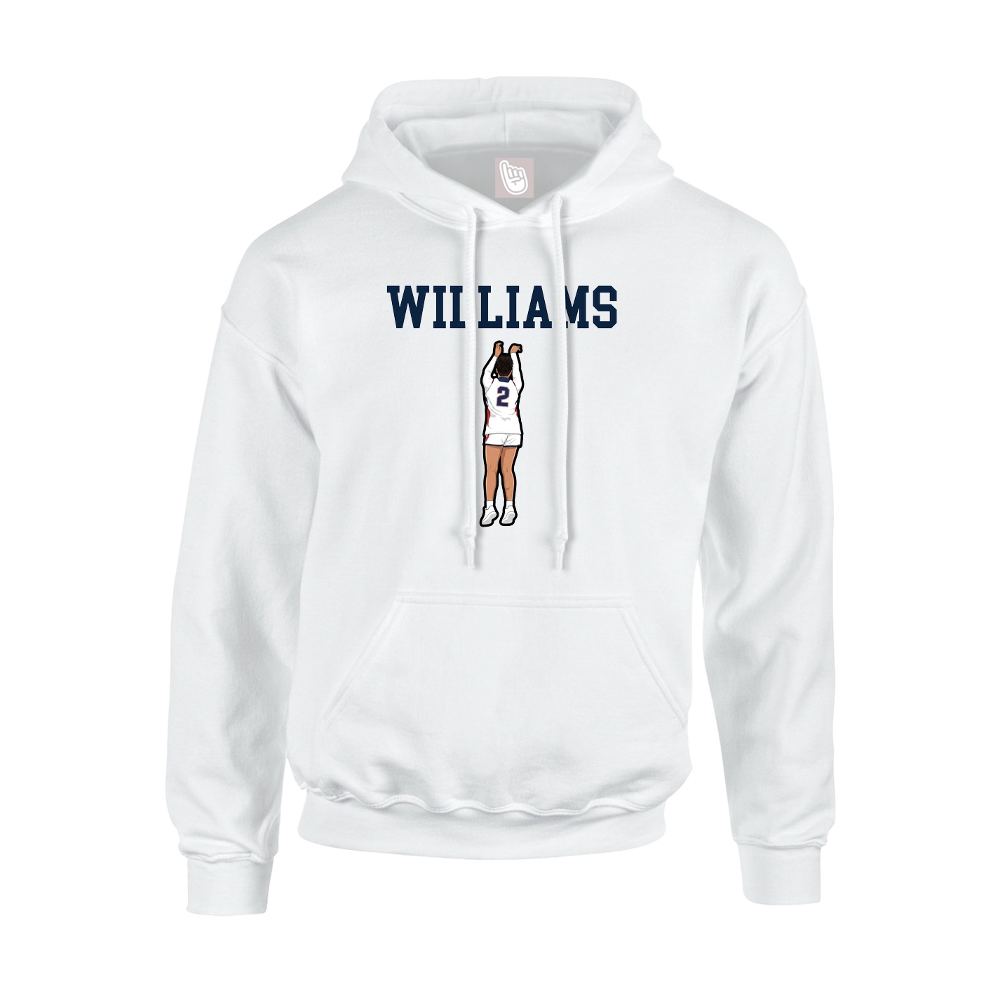 Hoodie — Shirsey in White