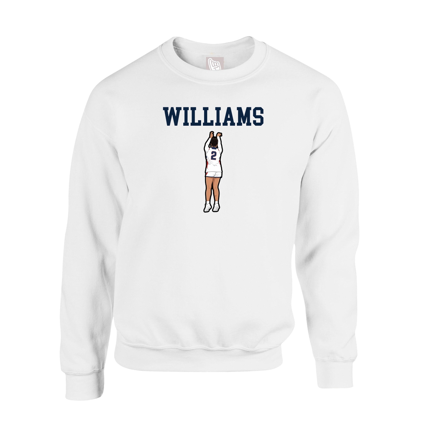 Fleece Crew — Shirsey in White