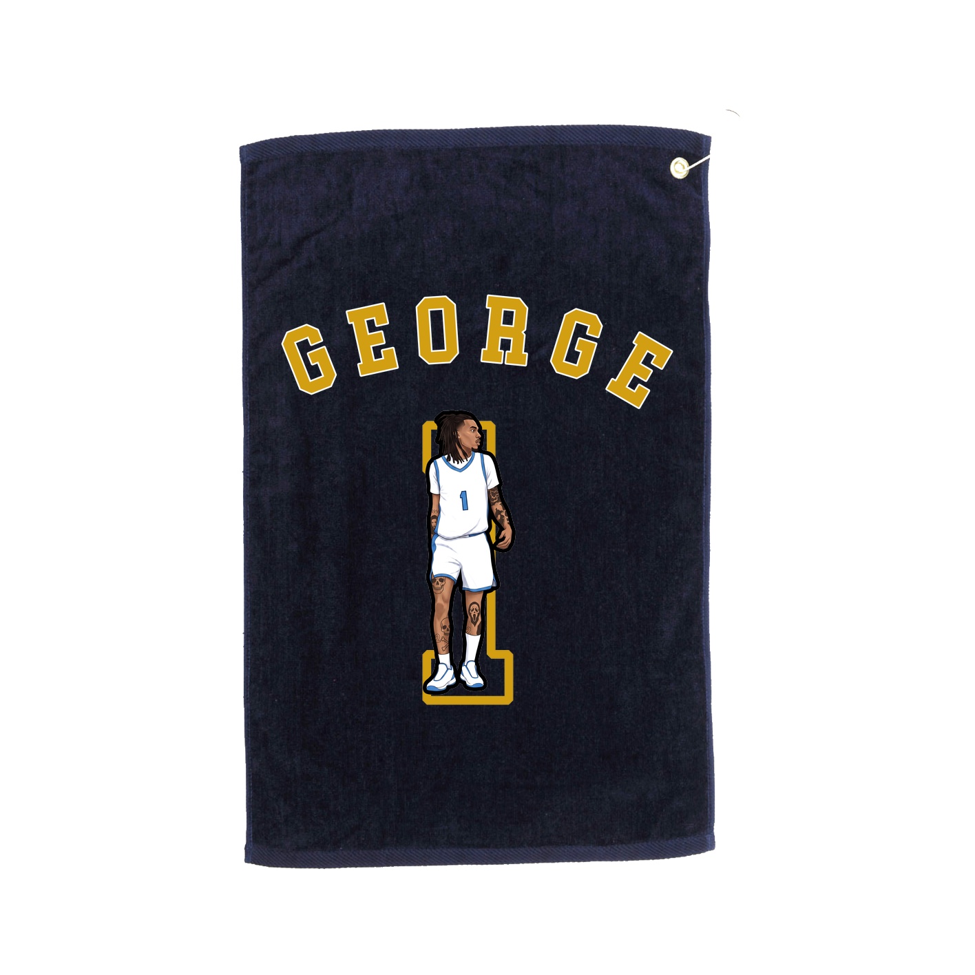 Golf Towel — Shirsey Arch in Navy