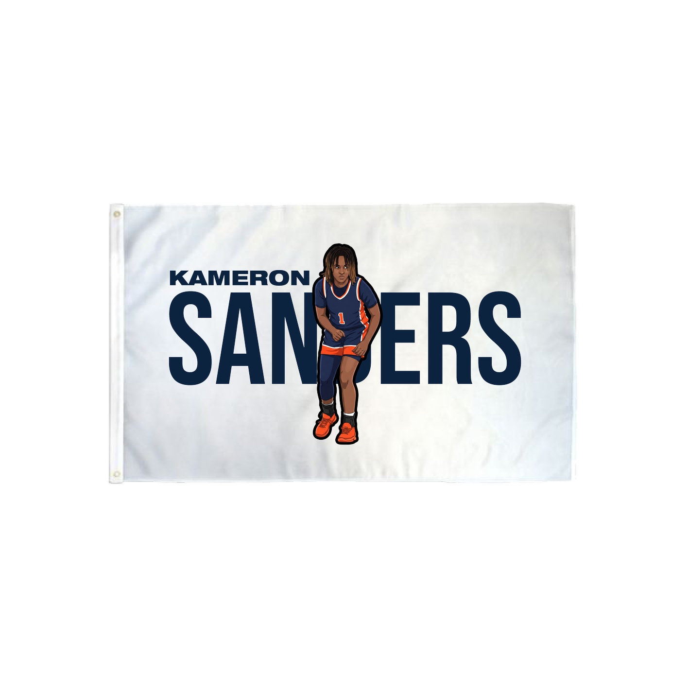 3x5 Flag — Player Name in Classic