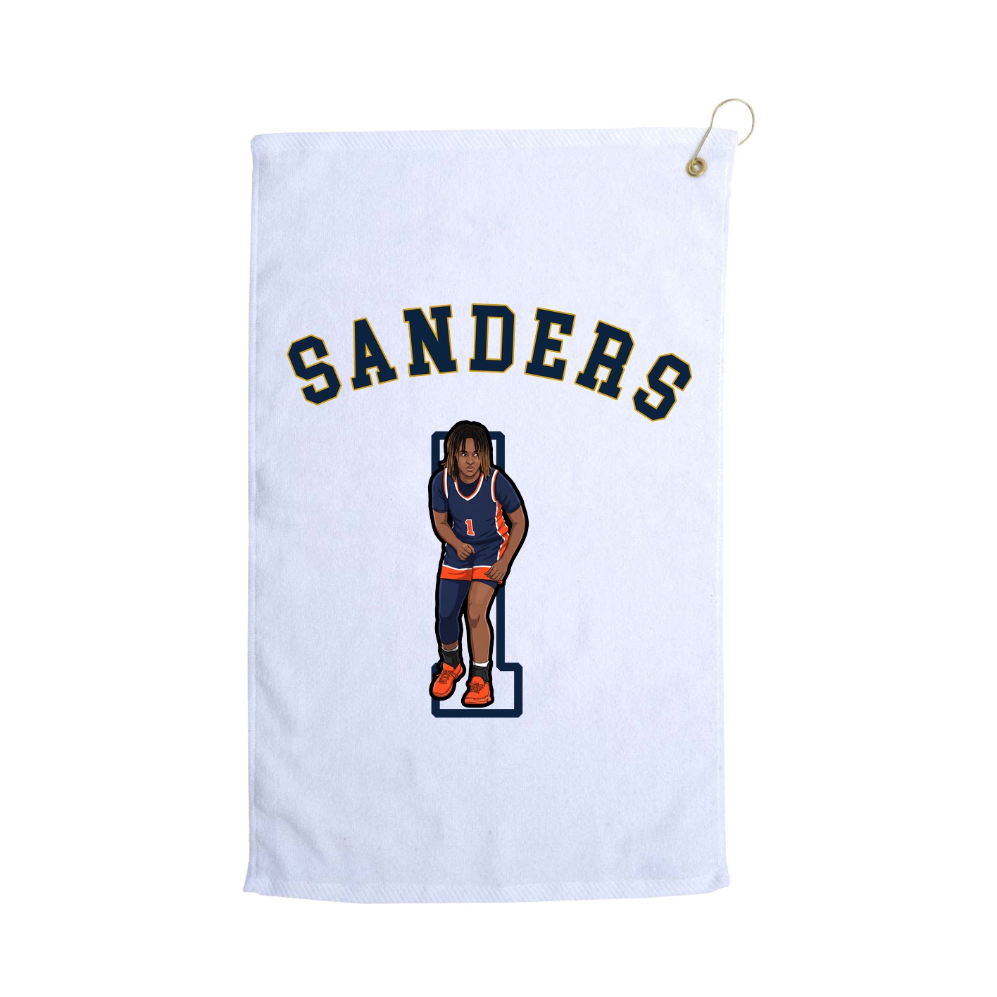 Golf Towel — Shirsey Arch in White
