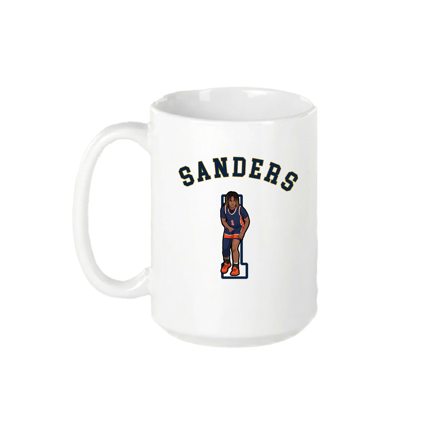 15oz Coffee Mug — Shirsey Arch in White