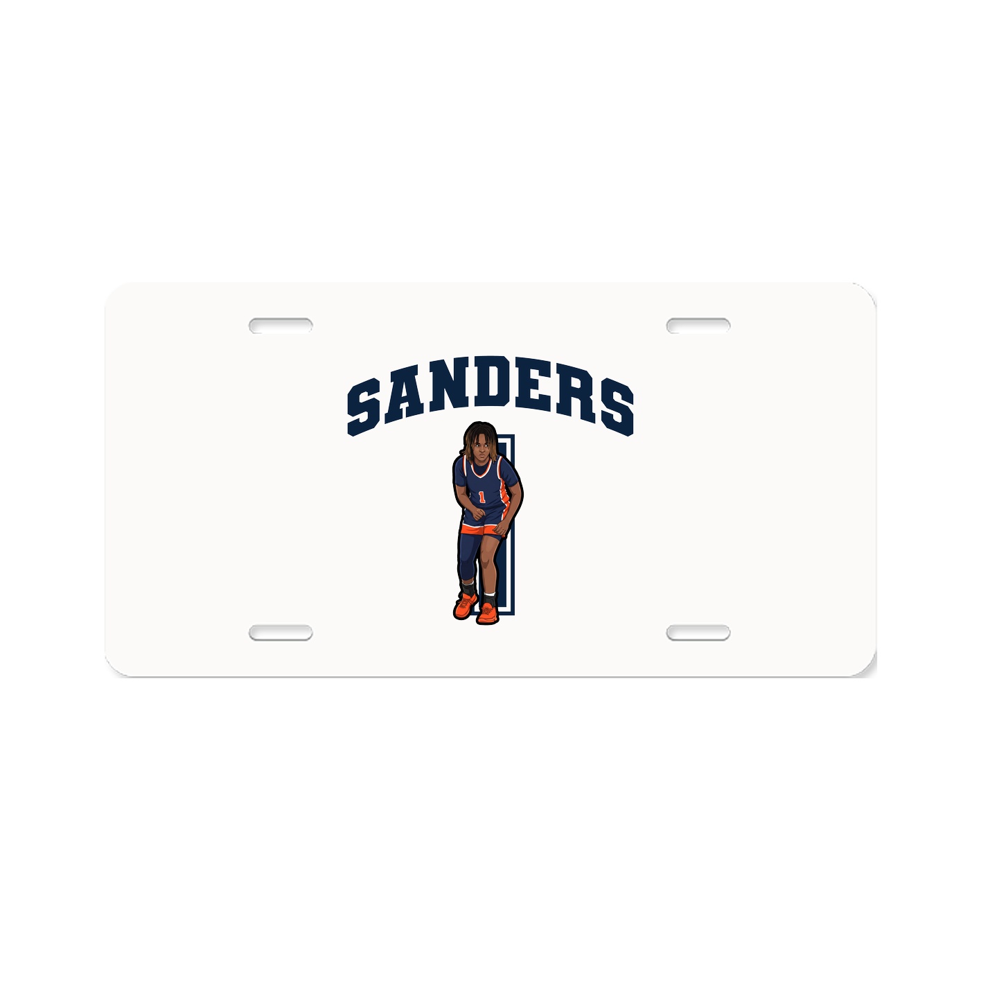 License Plate — Number in Classic