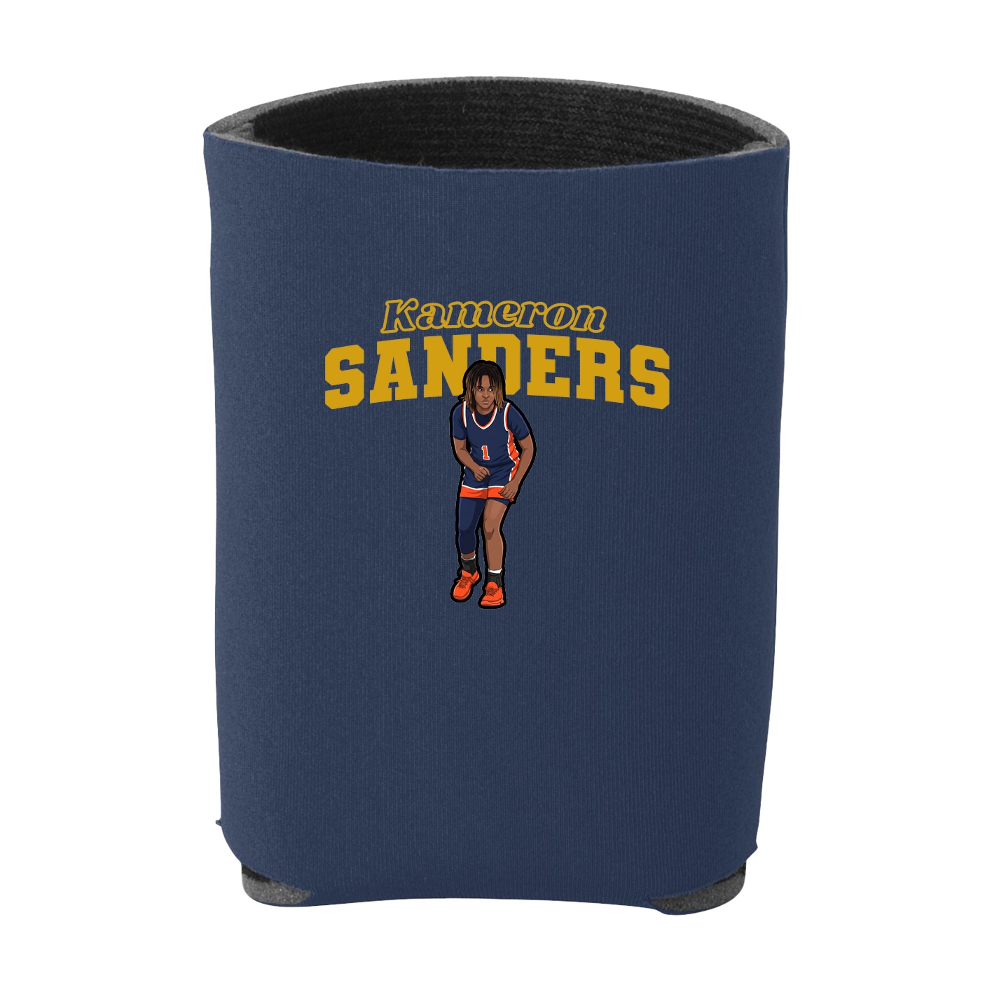 Can Holder — Name Arch in Navy