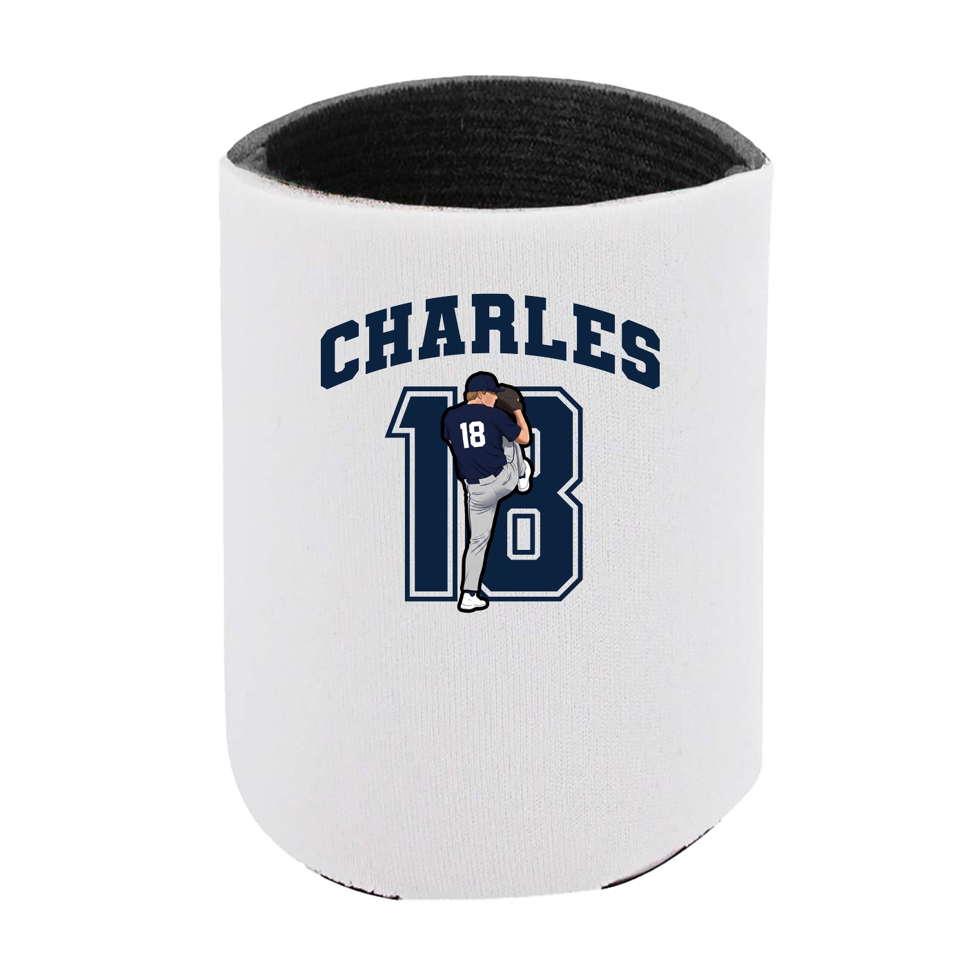 Can Holder — Number in White
