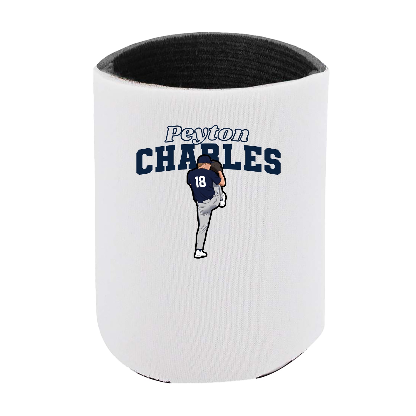 Can Holder — Name Arch in White
