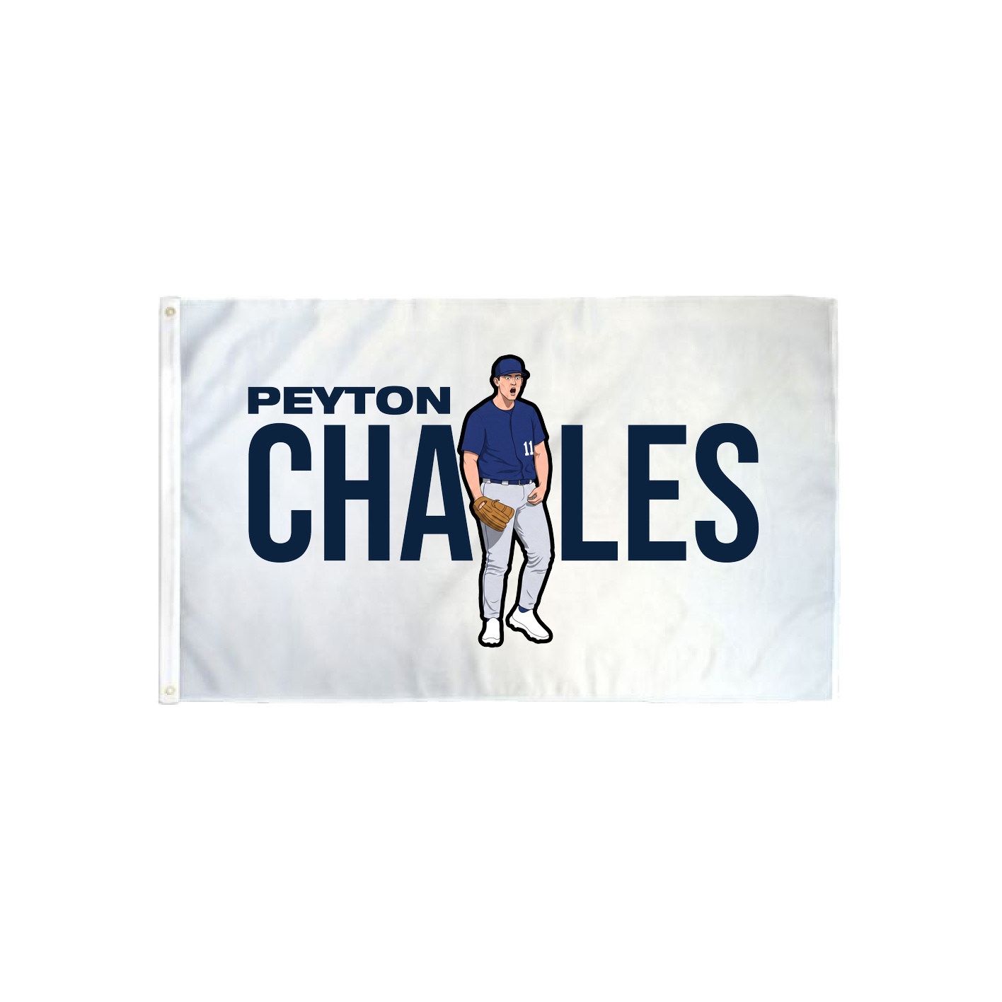3x5 Flag — Player Name in Classic