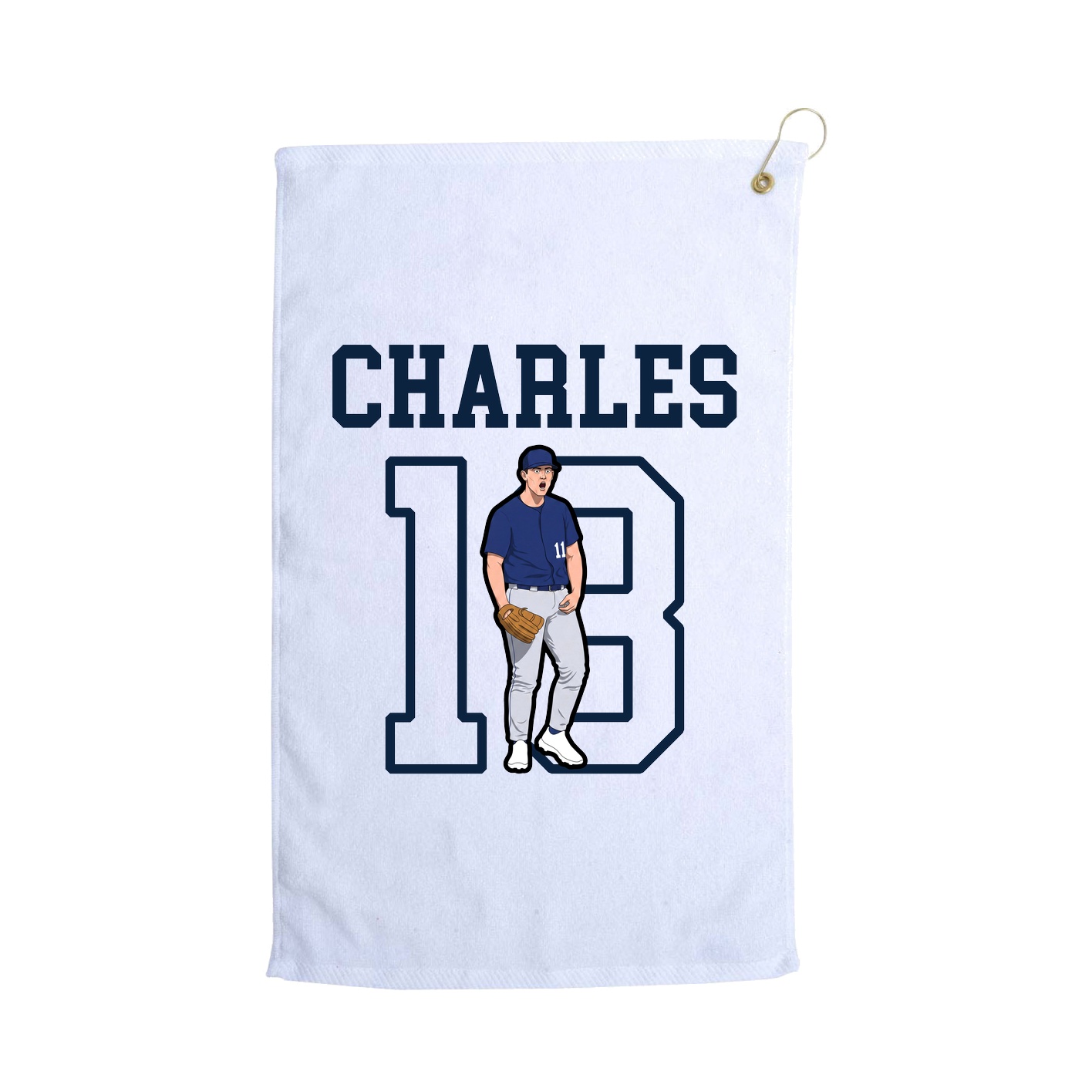 Golf Towel — Shirsey in White