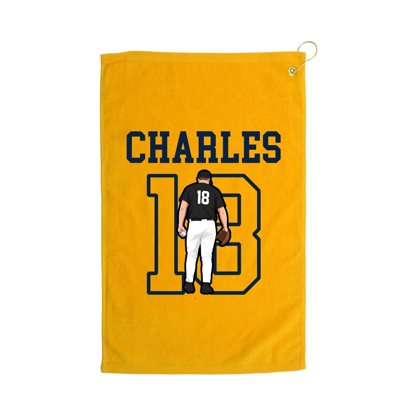 Golf Towel — Shirsey in Gold