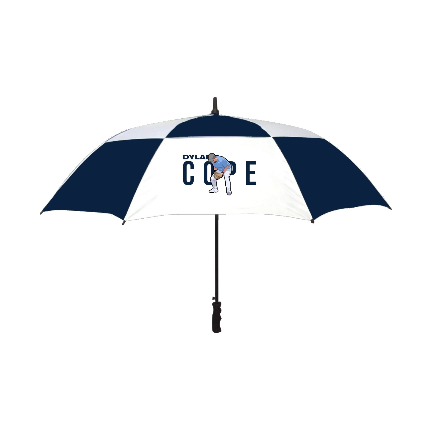 Golf Umbrella — Player Name in Navy