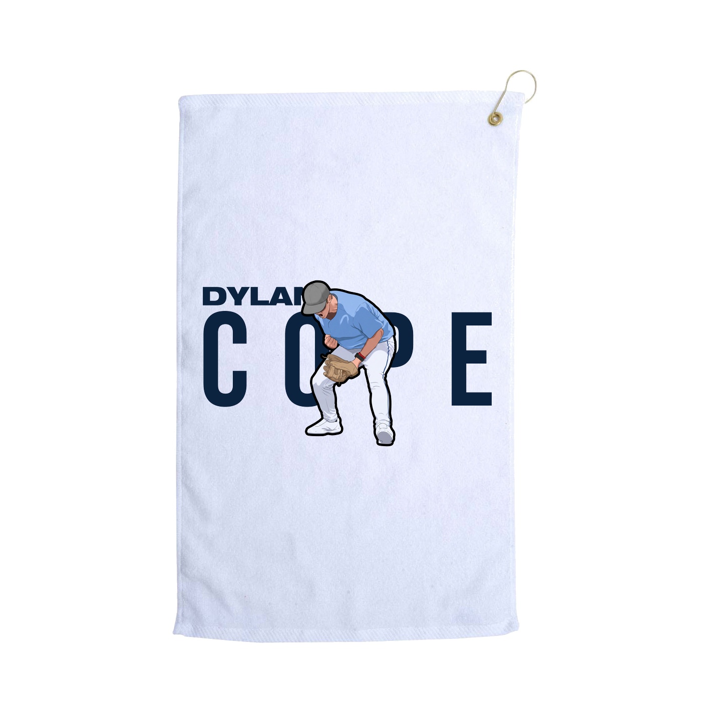 Golf Towel — Player Name in White