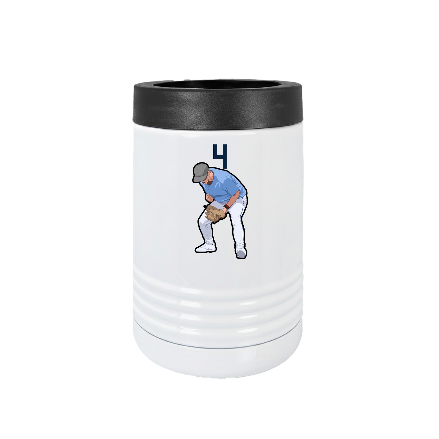 Beverage Holder — Number Top in White